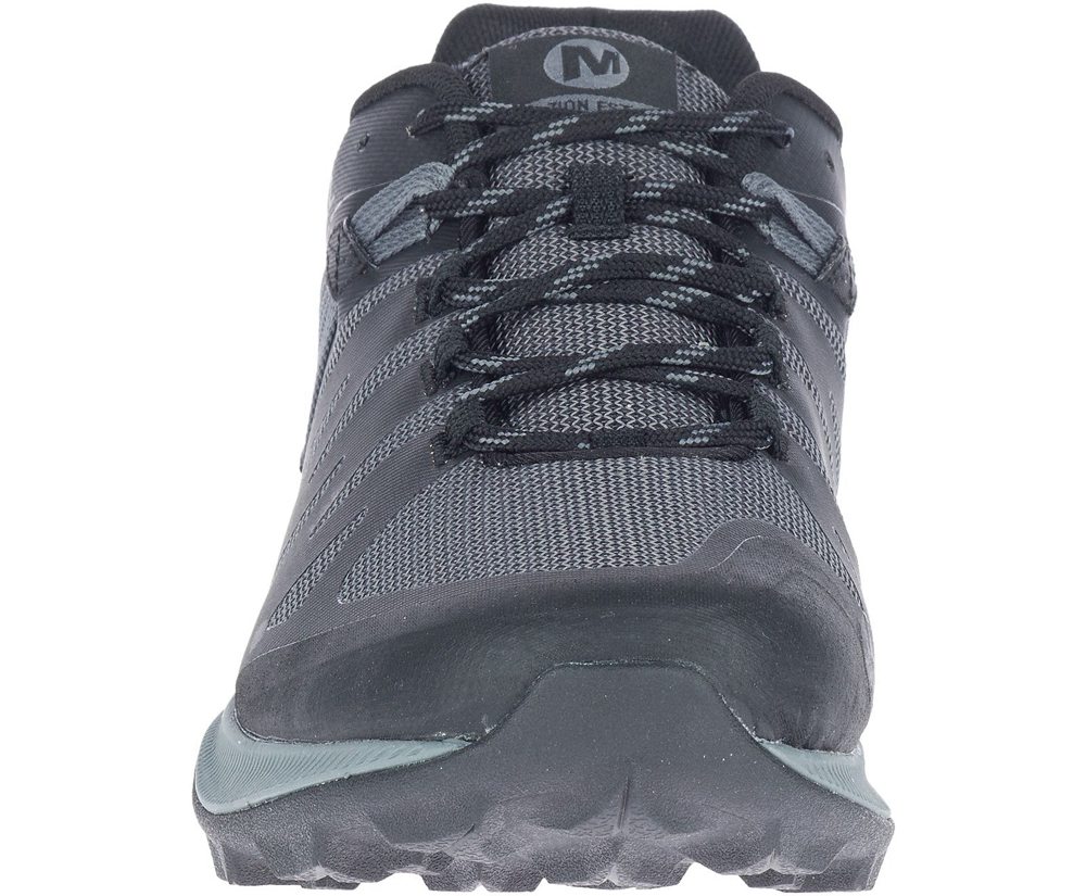 Merrell Hiking Shoes Black - Zion FST - Mens 53HTJOWSF